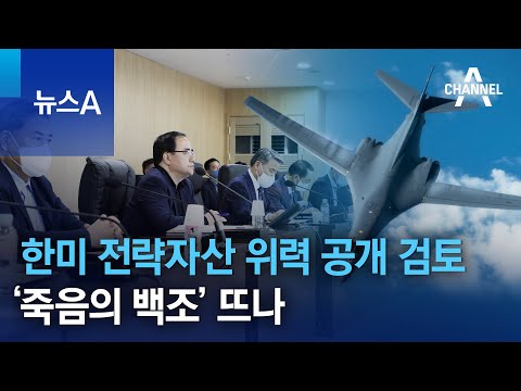 한미 전략자산 위력 순차적 공개 검토…‘죽음의 백조’ 뜨나 | 뉴스A