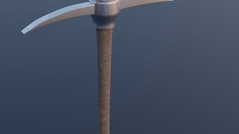 TIMELAPSE: PICKAXE MODELING/TEXTURING