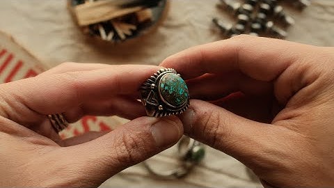 How to Make a Turquoise "Chief" Ring - Chad Barela