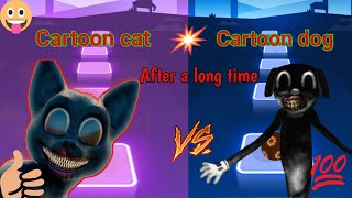 Tiles hop - Cartoon cat vs cartoon Dog - edm rush Endless mode by smash Gaming #tileshop #youtube screenshot 5