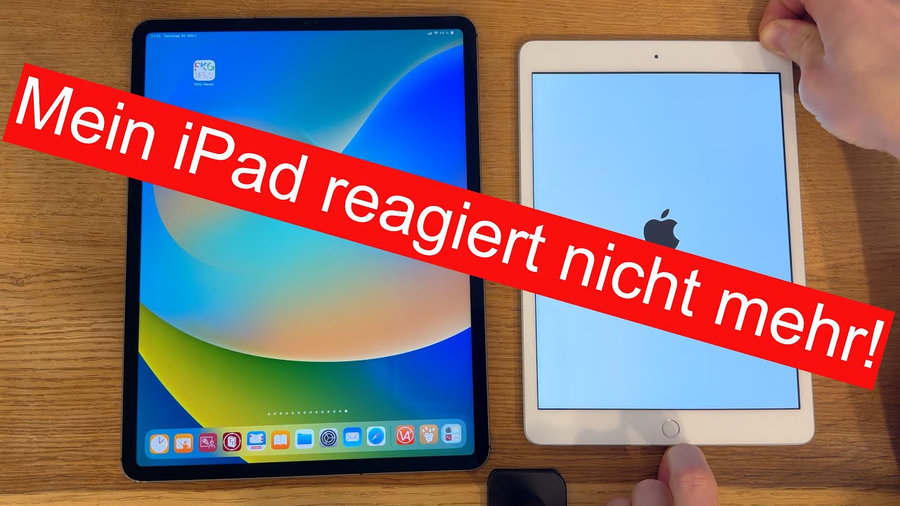 Klassenarbeit? iPad reagiert nicht mehr und ist abgestürzt?! Neustart erzwingen