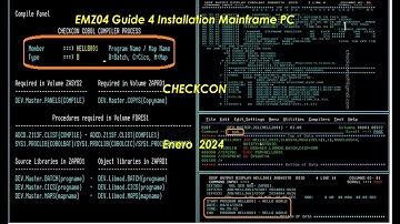EMZ04 MAINFRAME PC HERCULES ZOS 113  INSTALLATION - Checkcon
