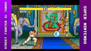 Street Fighter II Turbo: Hyper Fighting Longplay (SNES) [QHD]