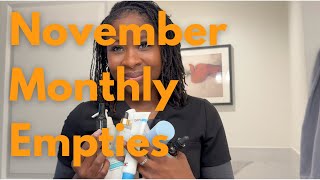 Let's discuss dermatologist approved skincare products that I finished in November 2024!