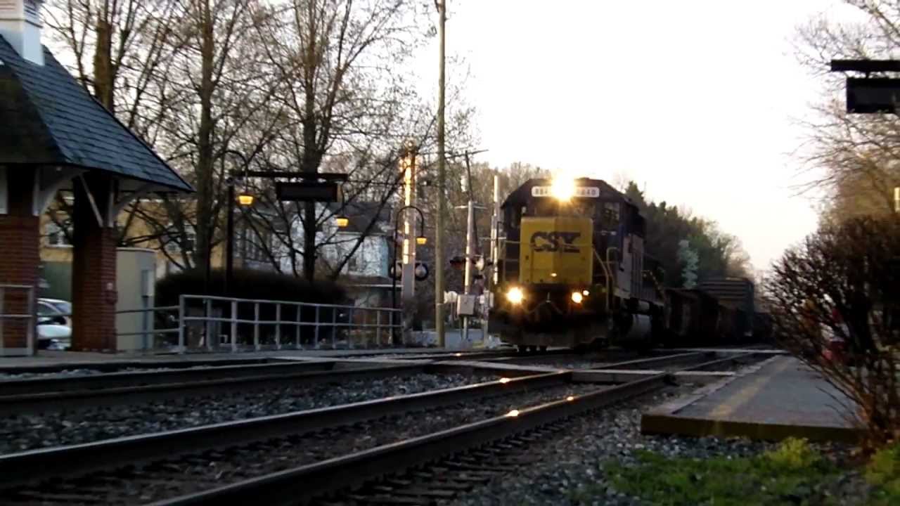 Former Conrail 8840 Leads Work Train