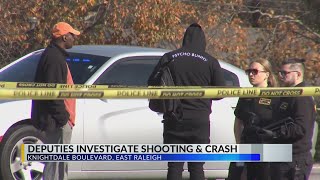 1 shot, cars crash on Knightdale Blvd. in Wake County