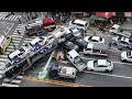 Top 10 Extreme Dangerous Idiots TRUCK - TRUCK CRASH Compilation - TRUCK HIT BRIDGES