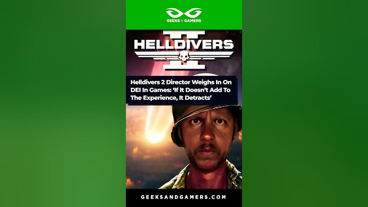 HellDivers 2 Director on DEI in Games