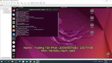 Bài tập lab 5: Quản trị User và Group trên Linux