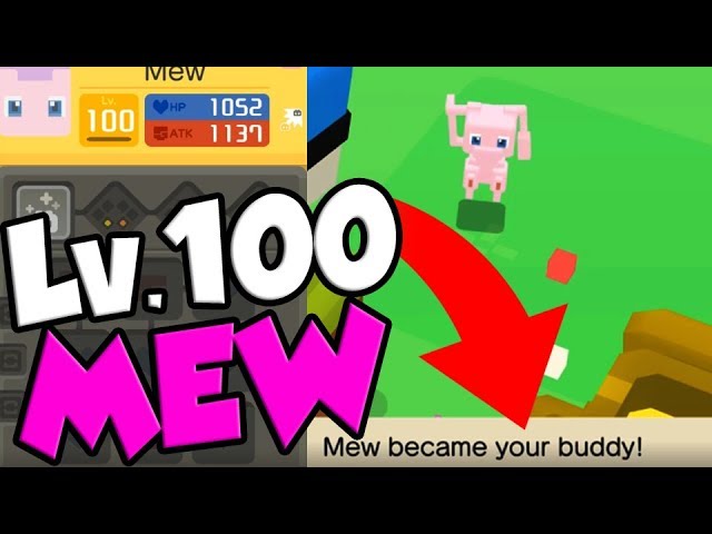 Pokemon Quest Mew  Recipes, Moves, Bingo Sets and Stats