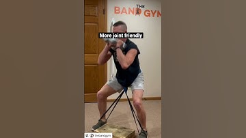 Dumbbell-Band Burpee-Curl-Squat Total Body Exercise #shorts