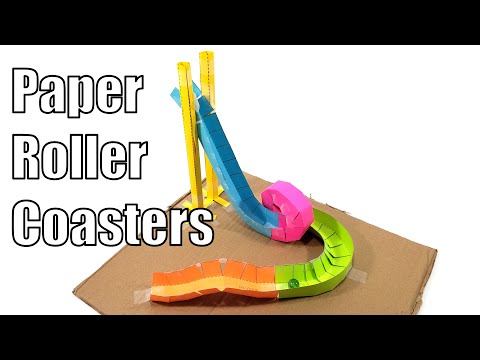 Paper Roller Coasters - Fun STEM Activity!