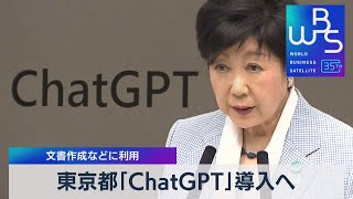 東京都「ＣｈａｔＧＰＴ」導入へ　文書作成などに利用【WBS】（2023年6月13日）