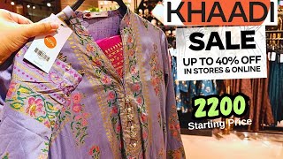 Khaadi Biggest Sale 2025 Khaadi Flat 40% Off Khaadi Sale 2025