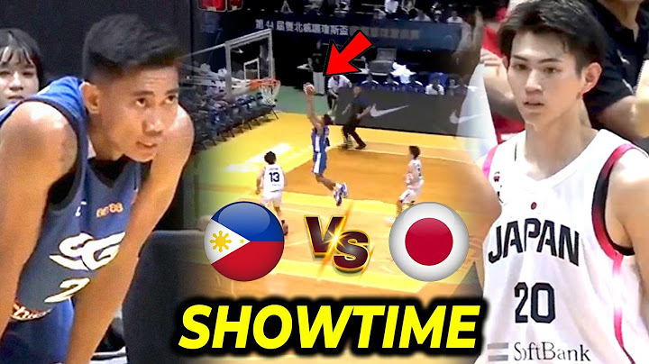Nag-SHOWTIME si Rhenz Abando, Japan vs Philippines! | Jones Cup 2025
