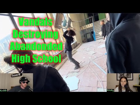 Urban Explorers React To Vandals Destroying Abandoned High School