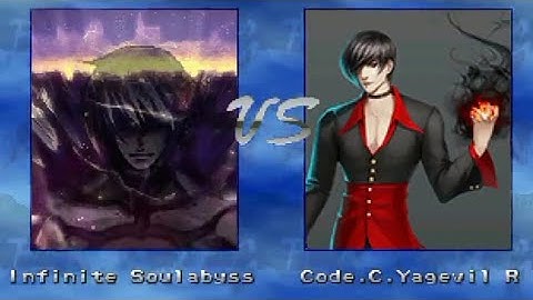 Code C yagevil R (6p) Vs Infinity soulabyss = Both Side | Winmugen