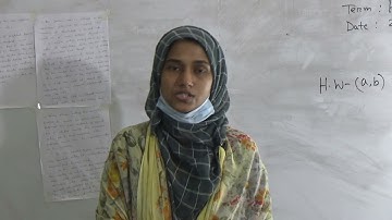 Class: Six, Subject: B.G.S (Lecture- 13), Topic: Ch-7, C/Q-1