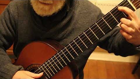 Study in D Major by Fernando Sor  Guitar Tutorial PART FOUR