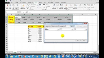 How to sort data left to right in Excel spreadsheets. Also demonstrates "Transpose" function
