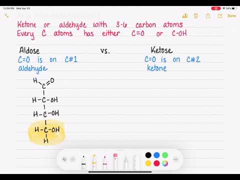 20.2 Aldoses and Ketoses