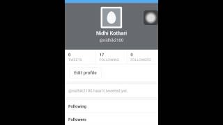 Log out from twitter android screenshot 4