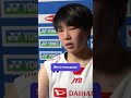 Akane Yamaguchi on her praise for An Se Young