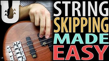 How to Skip Strings Faster on Bass - Online Bass Lessons