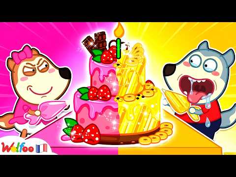 Gold vs. Pink Food Challenge! 🍔 Sharing Is Caring 🎉 Episode Collection