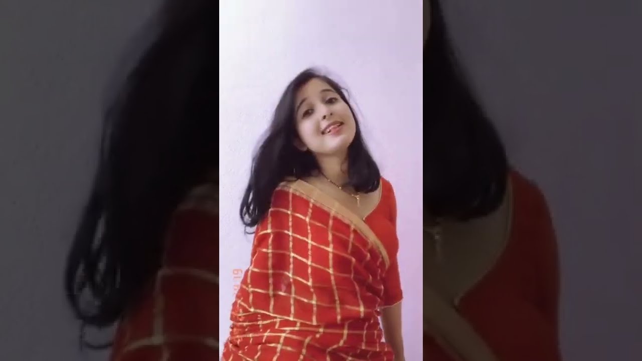 Beautiful Nepali Bhabhi in red lehnga  chunari