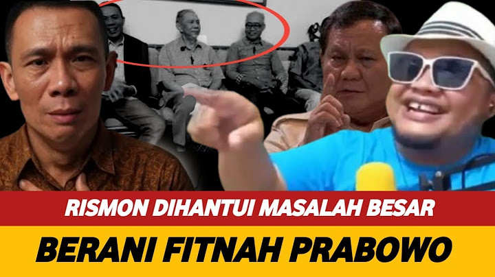 IT'S GETTING HOTTER🔥RISMON DARE TO SCAM PRABOWO! USING SOFIAN EFFENDI'S PARENTS FOR SCAM!