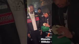 Celebrity Hunxho Gifts Lil Baby a Rolex at his Album Release Party Wealth