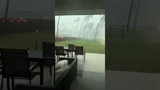A powerful storm is breaking trees in East Texas!