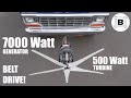 Driving a 7000W Generator With a 500W Turbine? - Wind Power on a CAR #3
