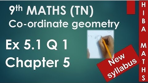 9th maths chapter 5 exercise 5.1 question 1 tn samacheer hiba maths