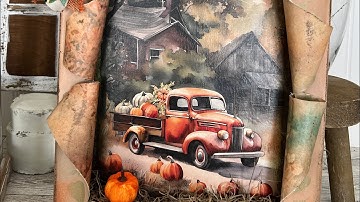 🍁 Busted Canvas Fall Decor 🍁