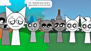 Sprunki Meets Their Kids Remix-2 - Animation Meme