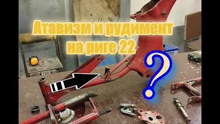 Элемент- рудимент атавизма на мопеде СССР рига 22