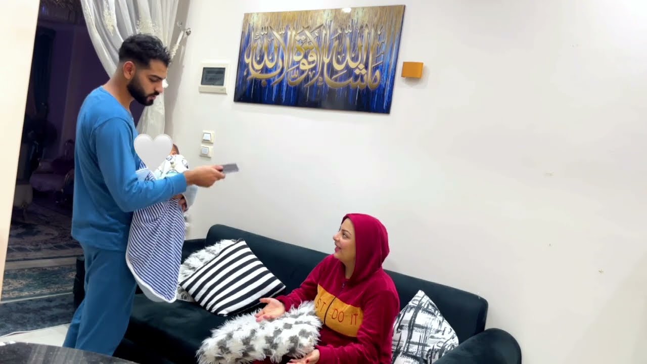 تضاربت مع امي قدام زوجي😨رد فعله😳!!