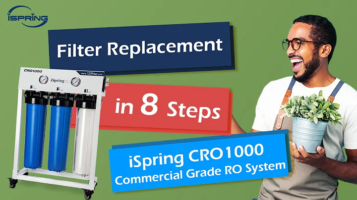 iSpring CRO1000 Commercial Grade Reverse Osmosis Water Filtration System Filter Replacement Guide