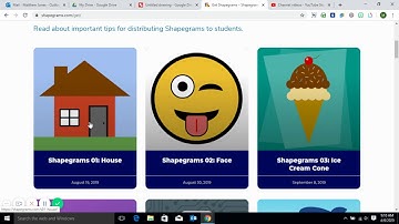 Google Drawings: Shapegrams