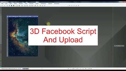 3D Facebook Script and Upload to Facebook for Pixinsight