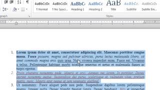How to use Formatting Tools for MS Word Profile