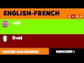 FROM ENGLISH TO FRENCH  cold