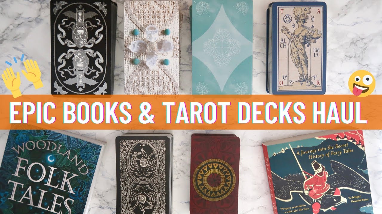 I'M BACK! (WITH AN EPIC BOOKS & TAROT DECKS HAUL 🫢)