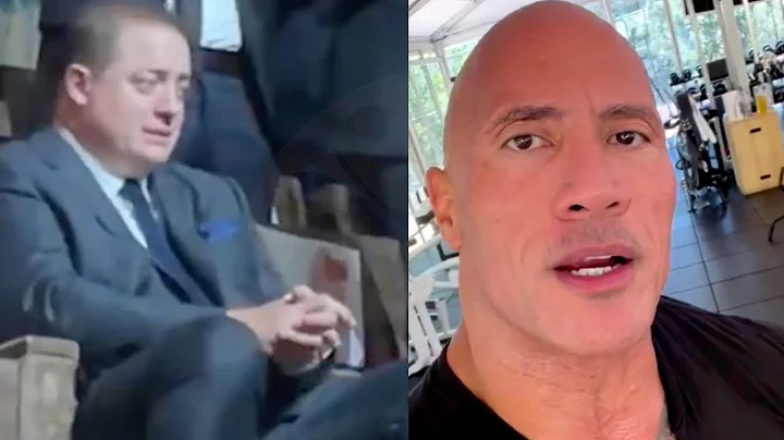 Dwayne Johnson Reacts To Brendan Fraser Crying Ove...