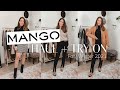 MANGO HAUL + TRY ON | FALL/WINTER OUTFITS 2021