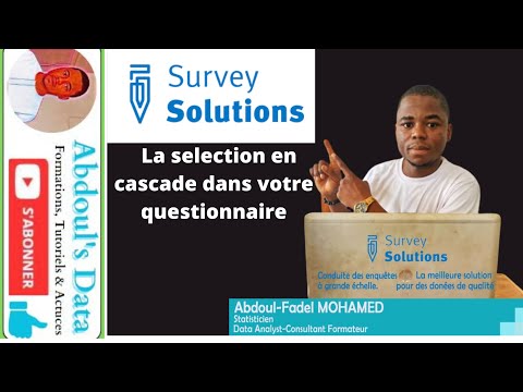 Vidéo: Dans les questionnaires, les questions de sélection sont utilisées ?