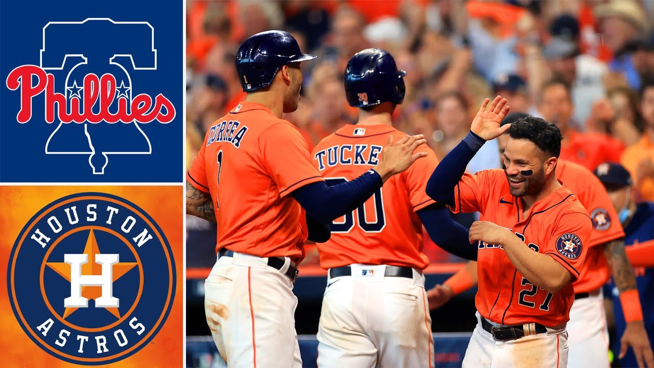 Astros vs Phillies (PART 3+4+5) GAME 4 World series 11/02/2022 MLB