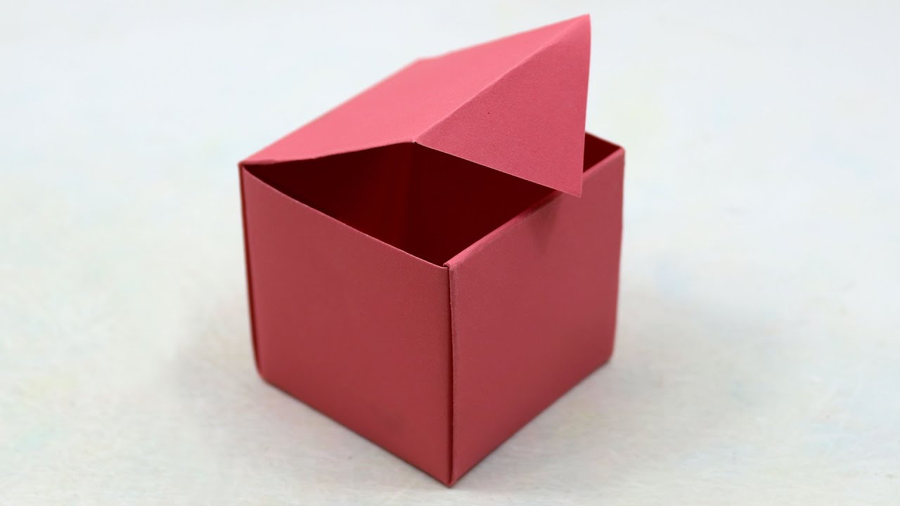 How to Make Paper Box That Opens And Closes Easy Paper Gift Box